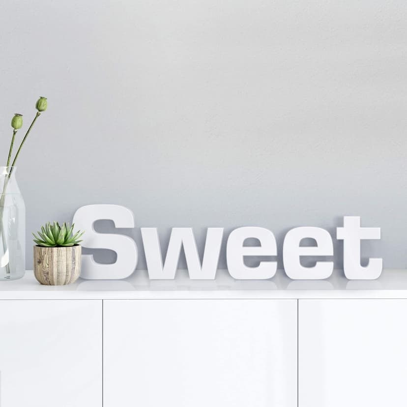 Dekorativa bokstäver 3D Sweet