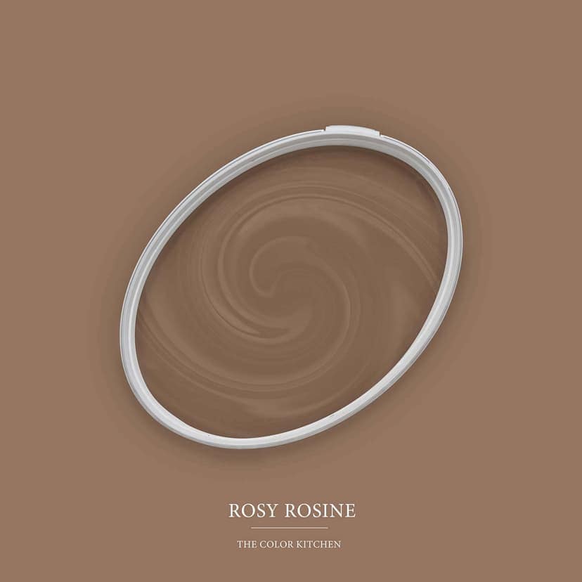 Brun Väggfärg satin matt I Rosy Rosine | skapa en mysig och lugn rumsatmosfär| THE COLOR KITCHEN