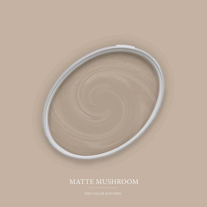 Beige Väggfärg satin matt I Matte Mushroom | Rumsöppnande och lugnande | THE COLOR KITCHEN