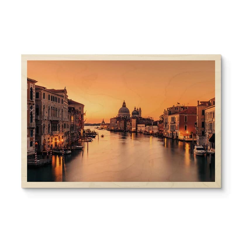 Träposter solnedgång i Venedig - Zhang