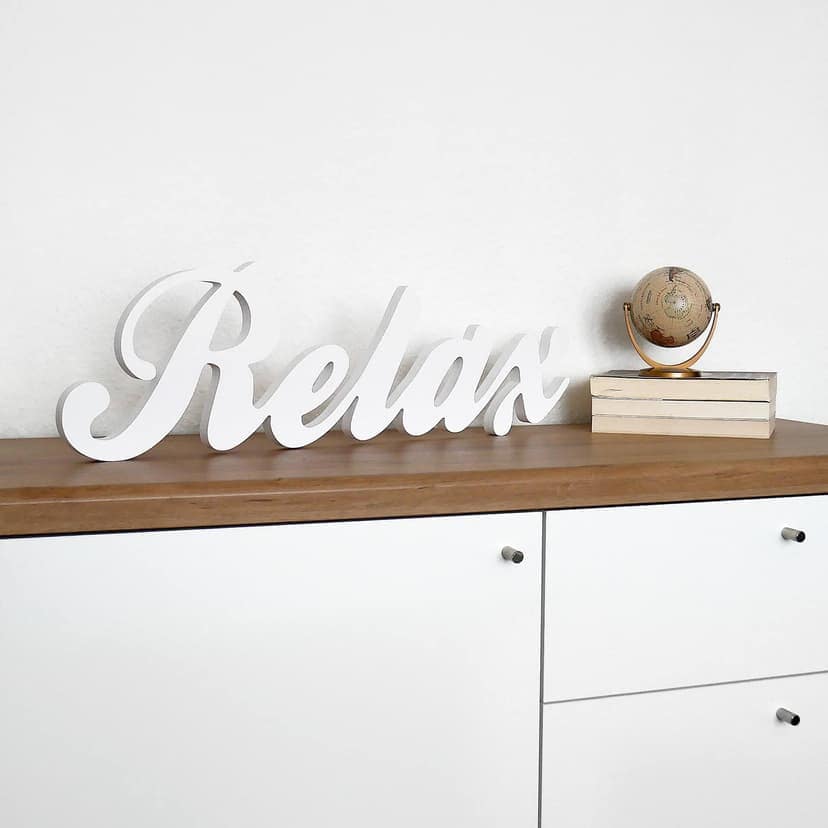 Dekorativa bokstäver 3D Relax