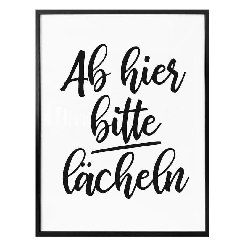 Poster Härifrån vänligen le