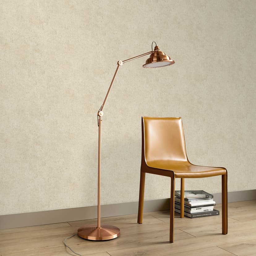 Non-woven tapet betonglook enfärgad i beige