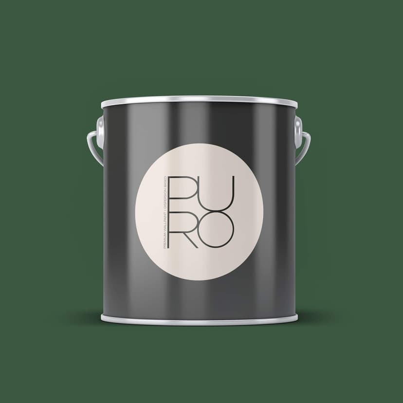 Premium väggfärg grön - Tygmatt väggfärg för inomhusbruk - PURO c5005 salvia grön