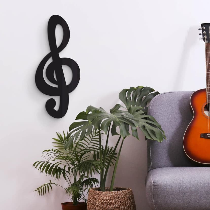 Akryl dekoration clef