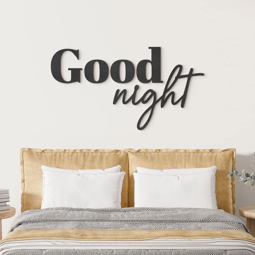 3D-bokstäver God natt - MDF-dekoration