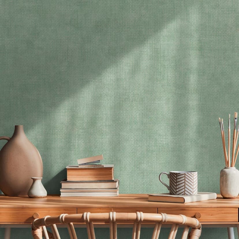Non-woven tapet grönt silvermönster tapet design tapet non-woven prov för vardagsrummet