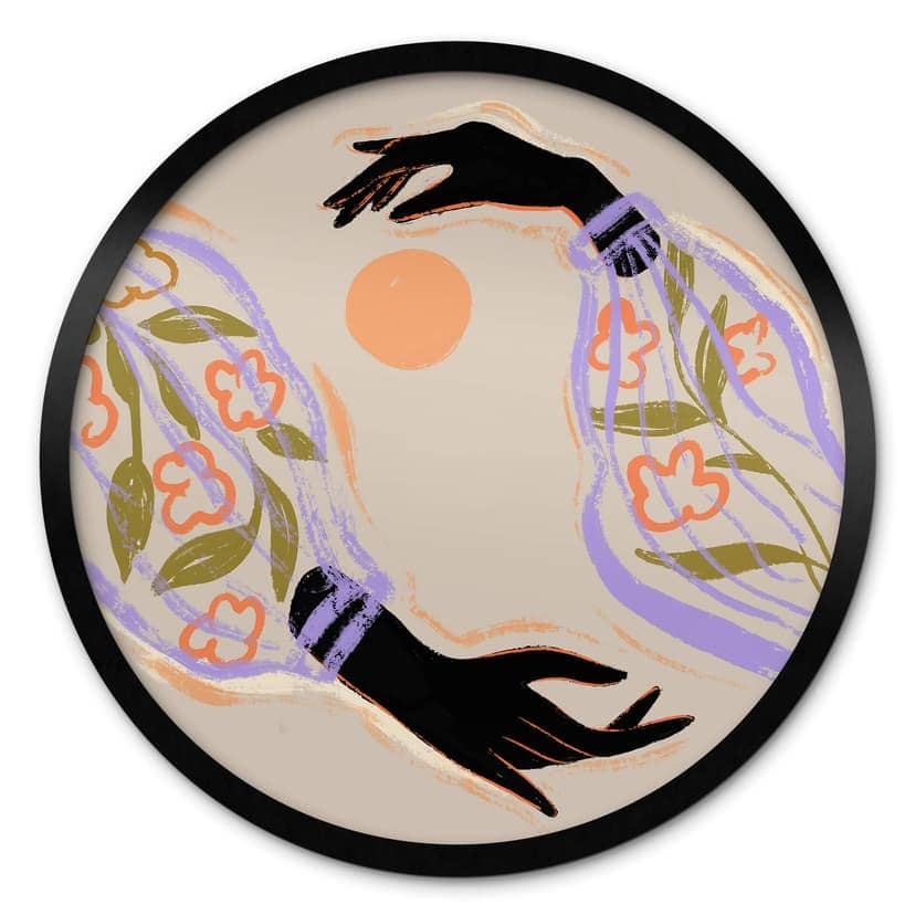 Poster Arty Guava - Embrace the sun - Rund