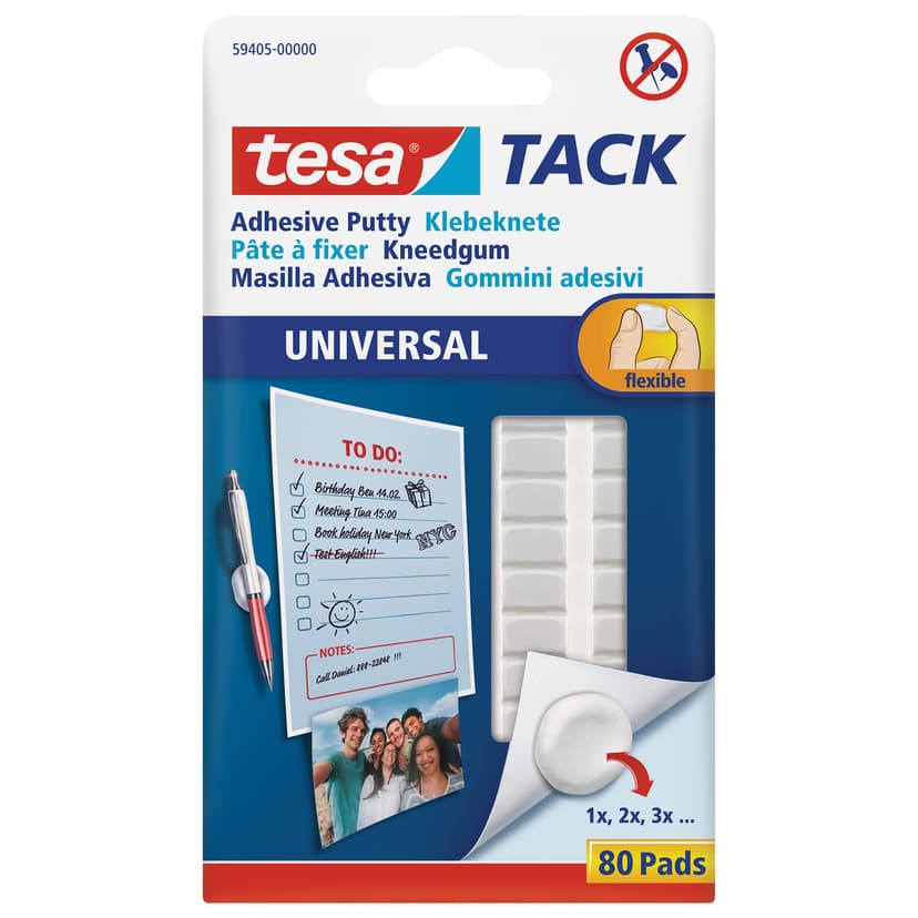 tesa® TACK självhäftande lera 80 stycken