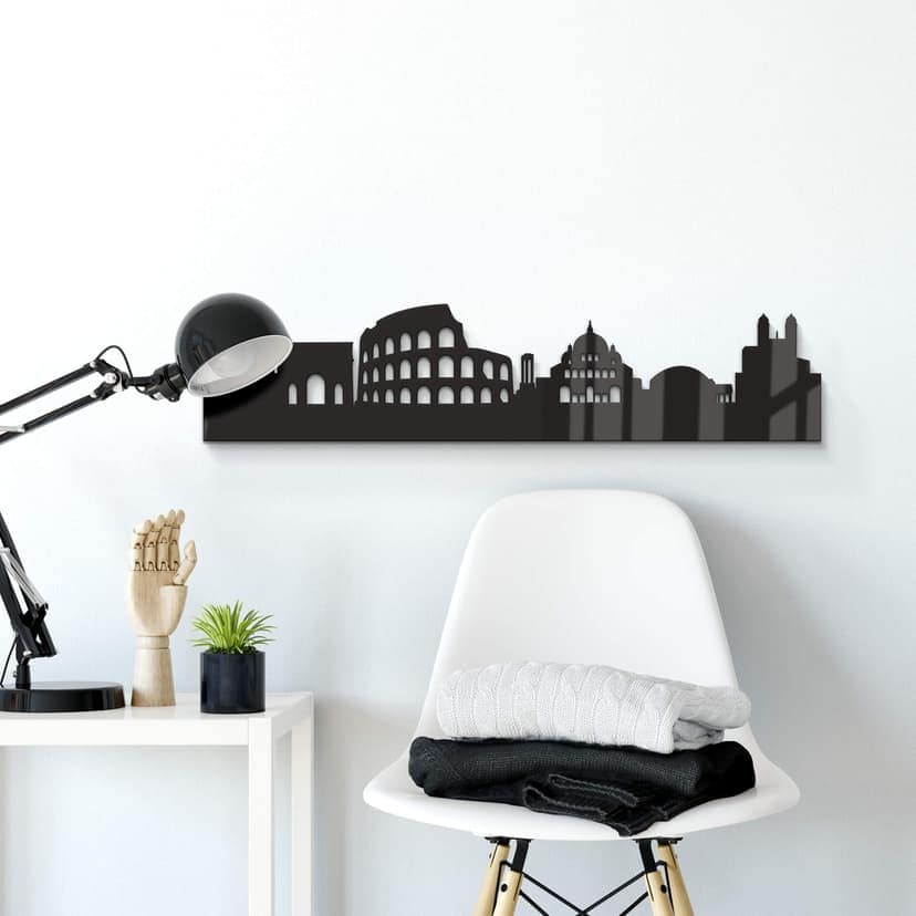 Akryl dekoration skyline Rom