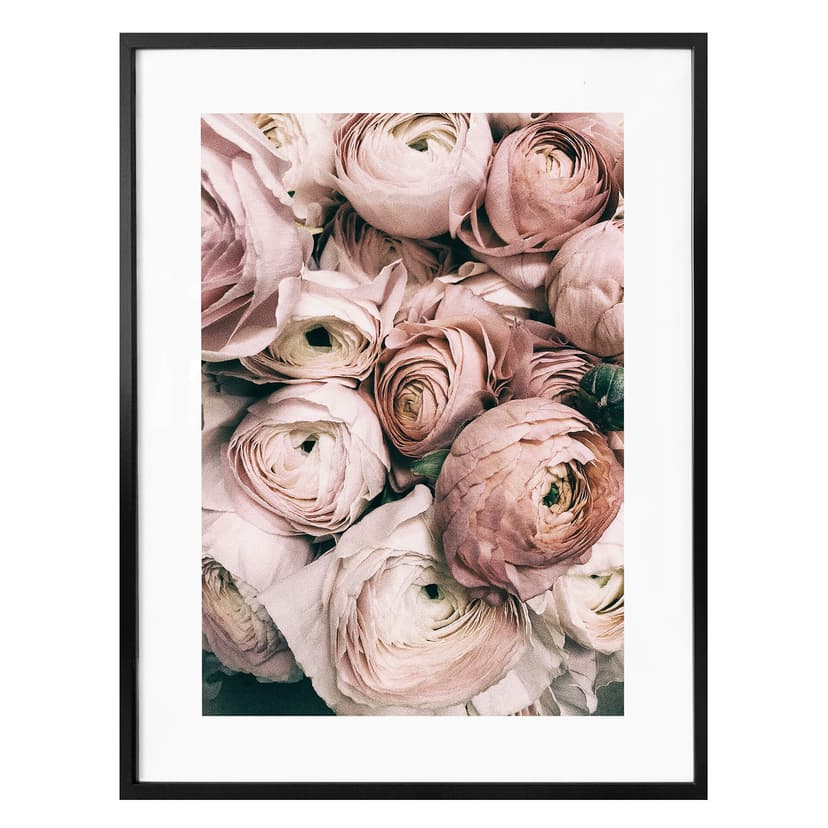 Poster vintage bukett med blommor