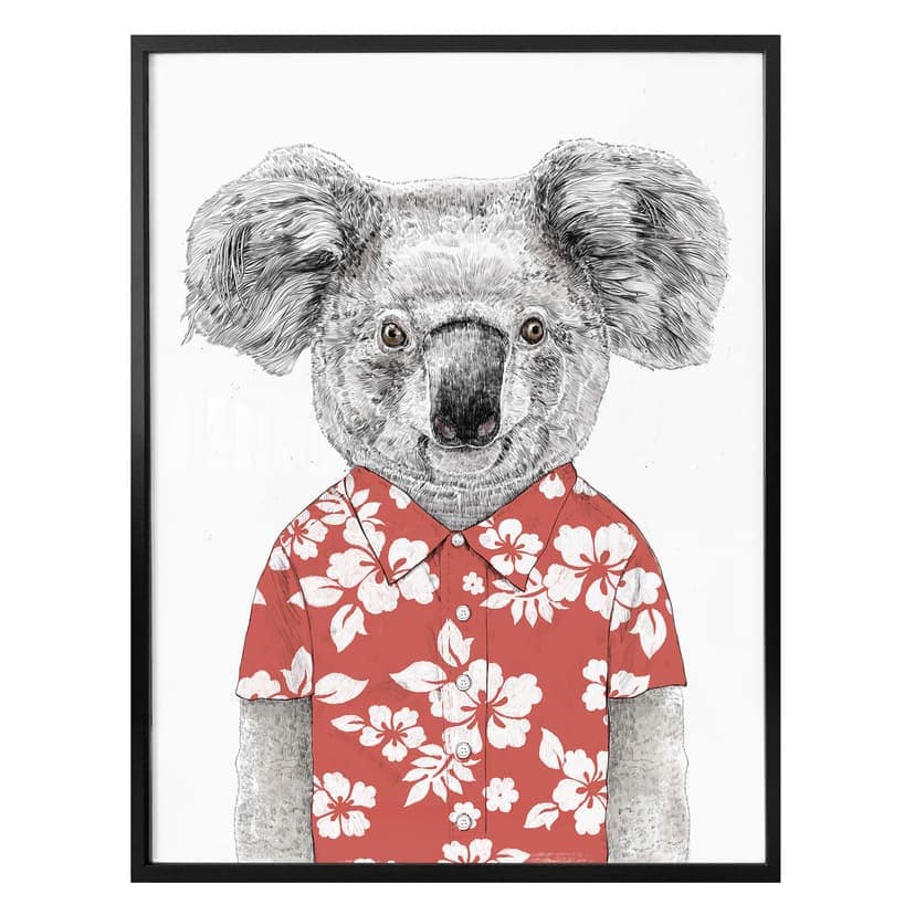 Poster Solti - Koala på sommaren