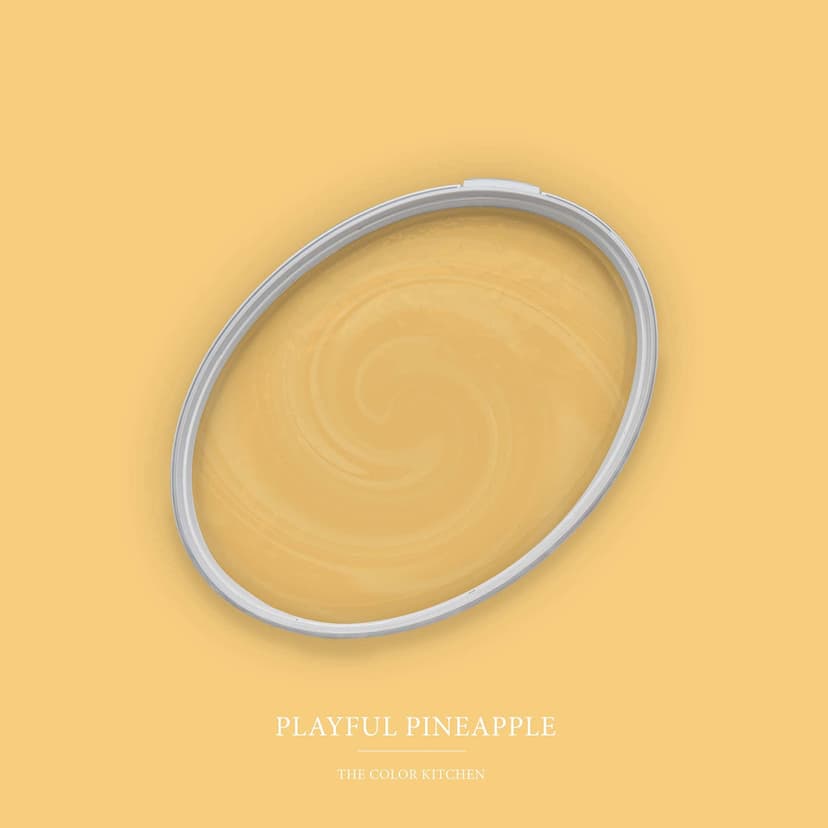 Gul halvmatt Väggfärg I Playful Pineapple | uppfriskande effekt | THE COLOR KITCHEN