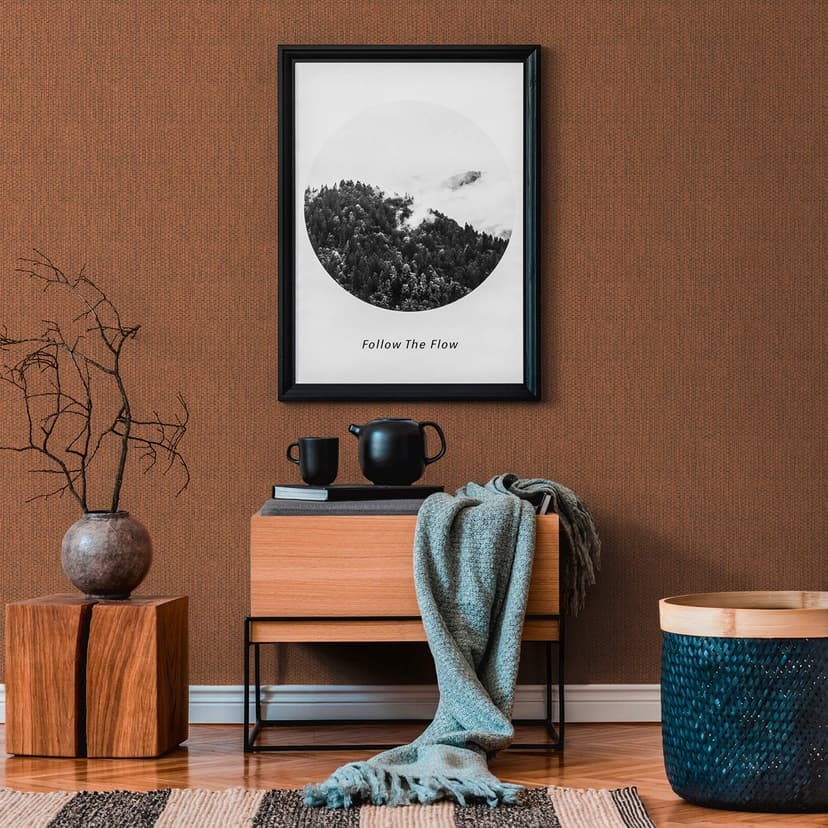 A.S. Création etnisk tapet #Hygge non-woven tapet röd