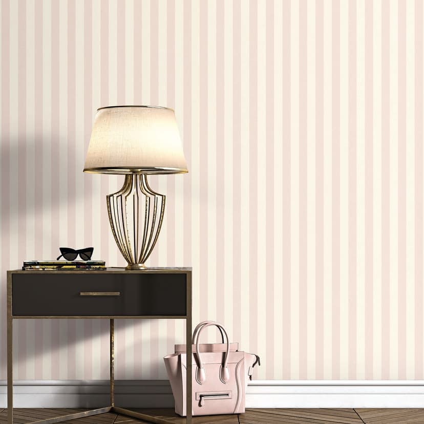 Randig tapet, non-woven tapet Erismann Versailles beige, rosa