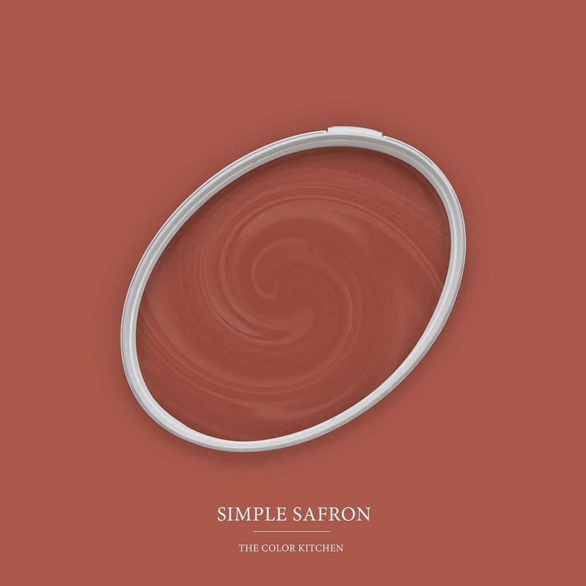 Röd halvmatt Väggfärg I Simple Safron | passionerad och full av energi | THE COLOR KITCHEN