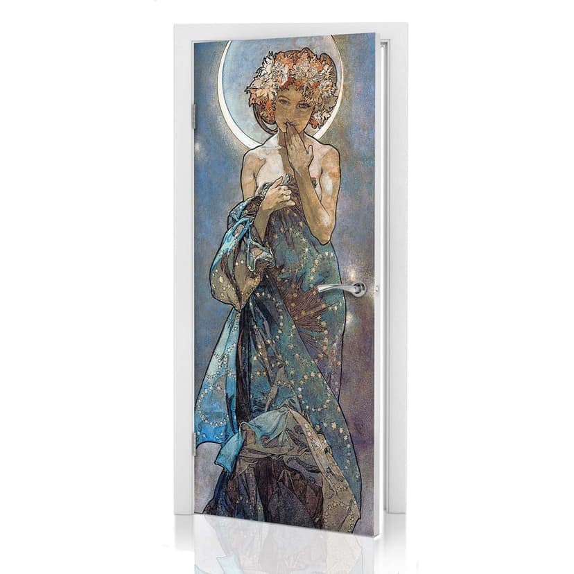 Dörrdesign Mucha - Stjärnor: Månen 91x200 cm