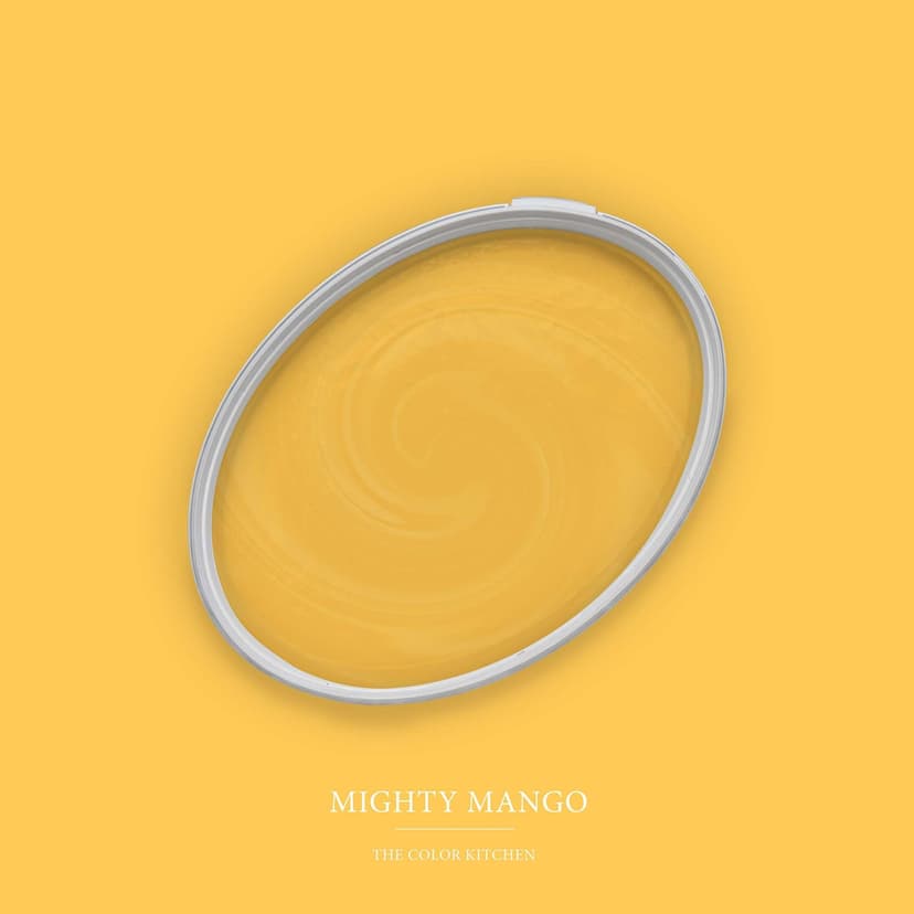 Gul Väggfärg satin matt I Mighty Mango | vitaliserande effekt | THE COLOR KITCHEN