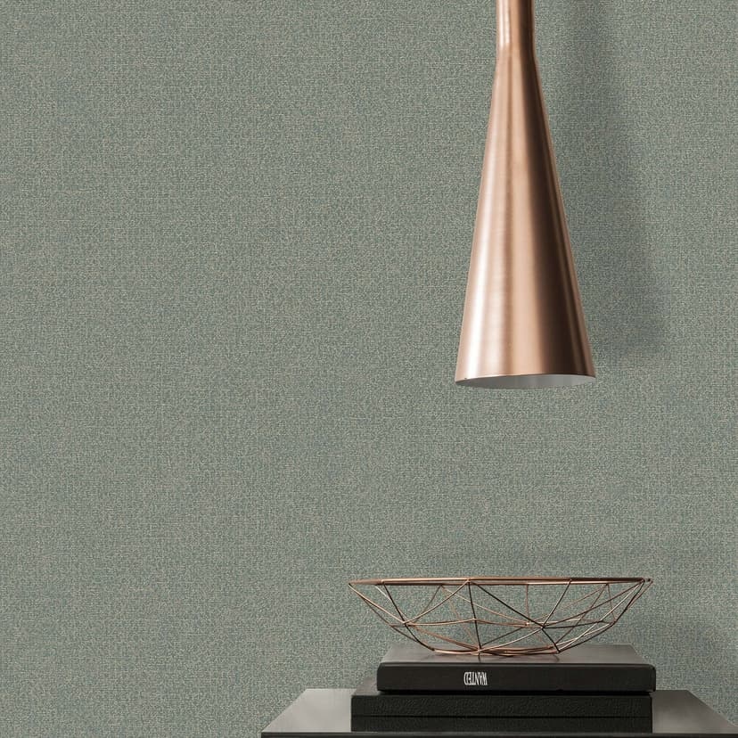 Metallic grön guld hållbar - non-woven tapet Vintage av A.S. Création 386622