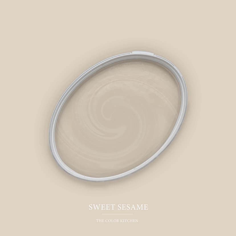 Beige Väggfärg satin matt I Sweet Sesame | Rumsöppnande och lugnande | THE COLOR KITCHEN