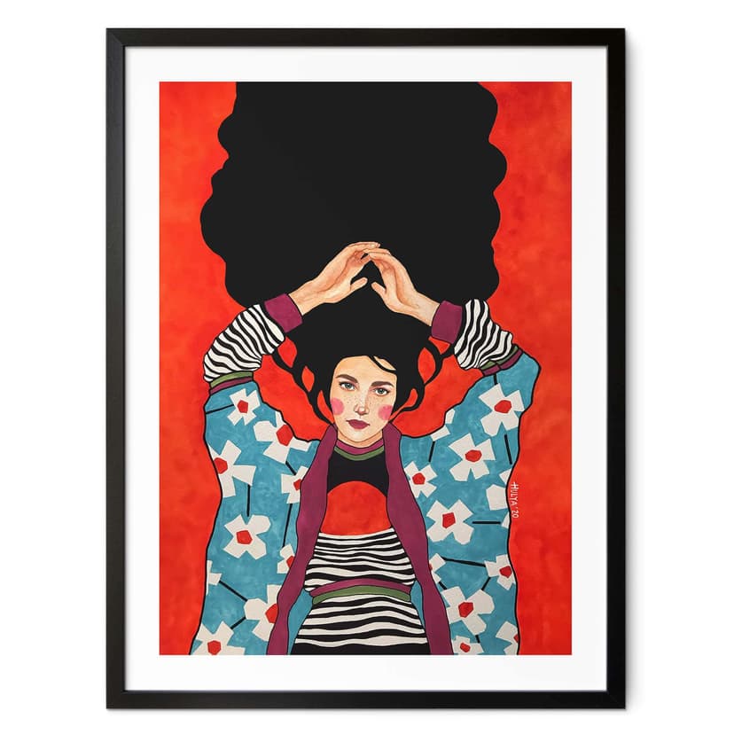 Poster Kvinna med en lugn själ - Hülya