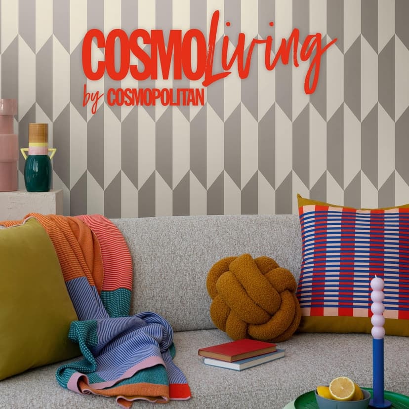 COSMOPOLITAN 3D-tapet grå med metallic-effekt - silvervit Icke-vävd tapet